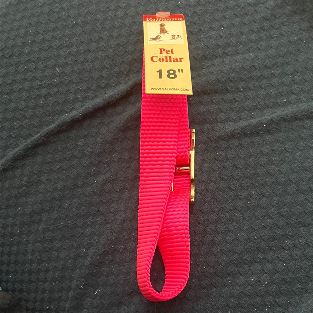 Pink Dog Collar 18"